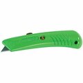 Bsc Preferred RSG-383 Safety Grip Utility Knife - Neon Green, 10PK H-64G